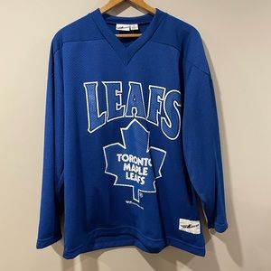 Vintage 93’ Toronto Maple Leafs Hockey Jersey - Size XL